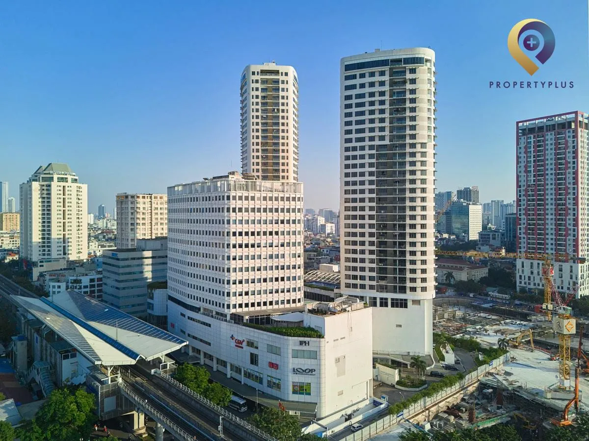 Toàn cảnh Indochina Plaza Hanoi từ góc rộng